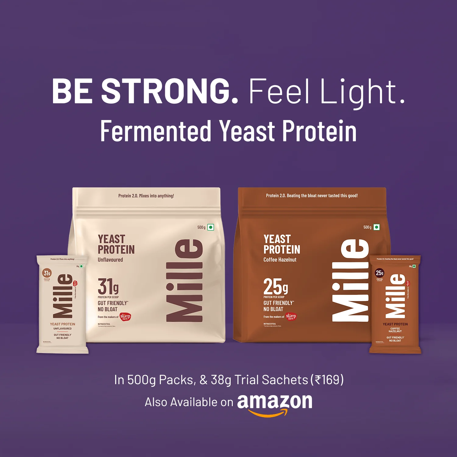 Mille Protein | 25g/Scoop | Coffee Hazelnut | Fermented Yeast Protein | No Bloat I Vegan | 500g - Image 10