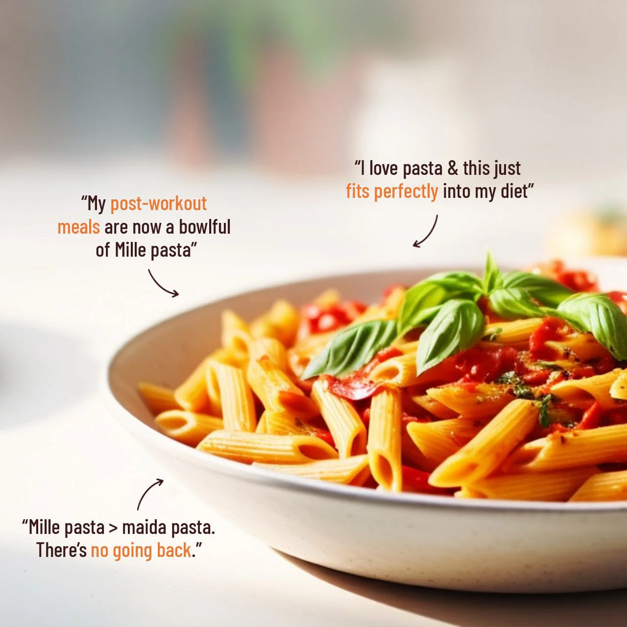 High Protein Pasta | Penne |  Gluten Free | 21g Protein - Image 3