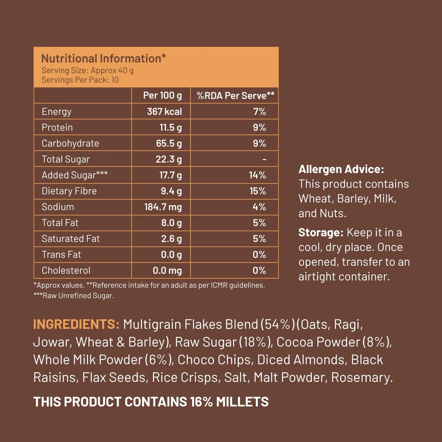 High-Protein Monthly Breakfast Bundle (Chocolate Millet Oatmeal × 3) - Image 8