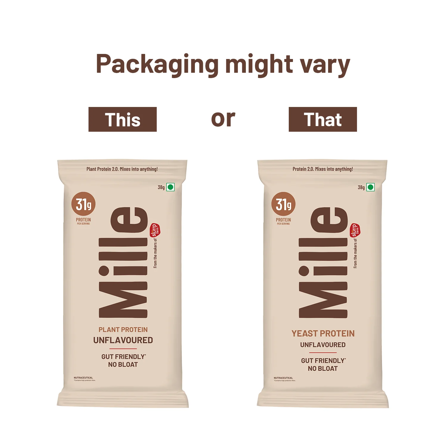 Mille Yeast Protein | Up to 31g Per Serve | Assorted Pack | Bio-Fermented Yeast Protein | Gut Friendly | 3×38g Trial Pack - Image 7